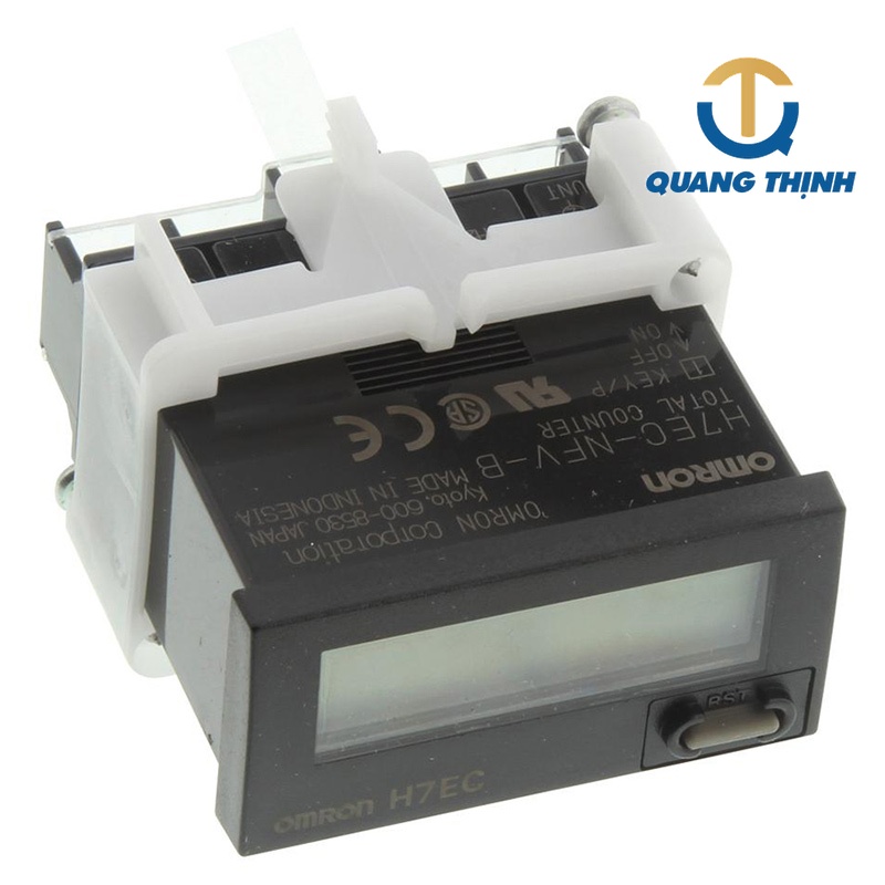 Bộ đếm sảm phẩm Omron H7EC-NFV-B 8 số 48x24mm (Đen)