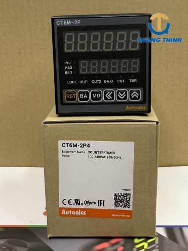 Bộ đếm thời gian Autonics CT6M-2P4