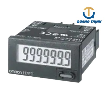 Bộ đếm thời gian Omron H7ET-N-B 7 số 48x24mm (Đen)