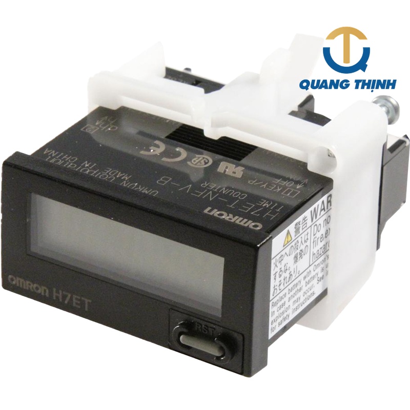 Bộ đếm thời gian Omron H7ET-NFV-B 7 số 48x24mm (Đen)