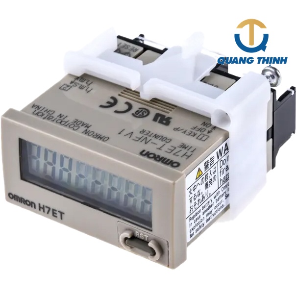 Bộ đếm thời gian Omron H7ET-NFV1 7 số 48x24mm (Xám)