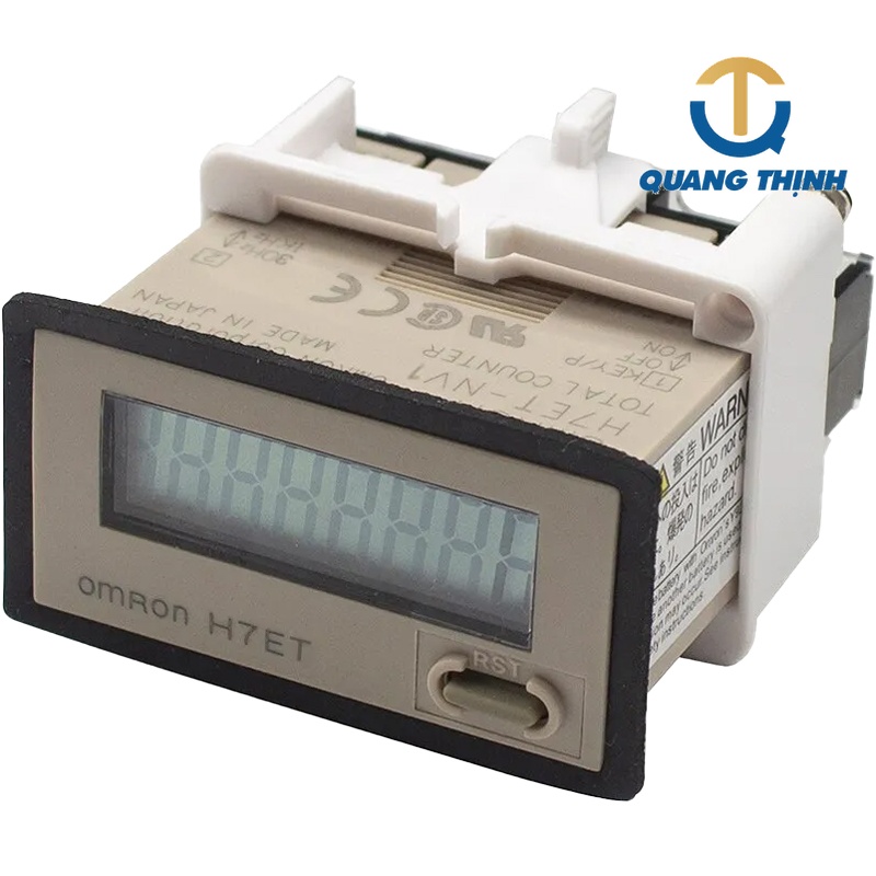 Bộ đếm thời gian Omron H7ET-NV1 7 số 48x24mm (Xám)