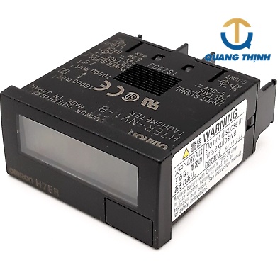 Bộ đếm tốc độ Omron H7ER-NV1-B 5 số 48x24mm (Đen)