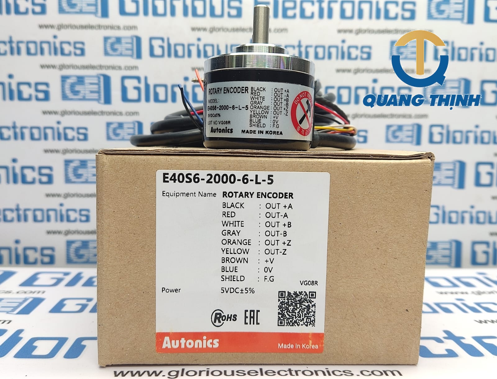 Bộ mã hóa vòng quay Autonics E40S6-2000-6-L-5
