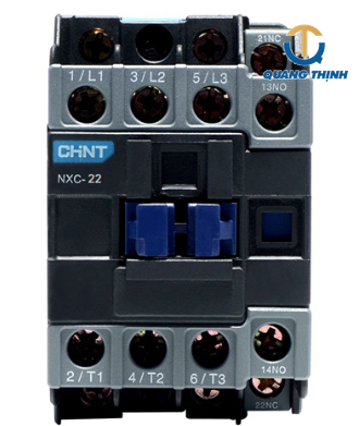 Contactor Chint NXC-22 22A 11kW 1NO+1NC Coil 220V
