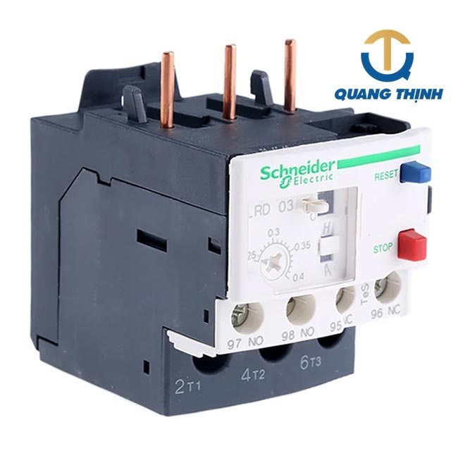 Rơ le nhiệt Schneider LRD03 (0.25-0.4A)