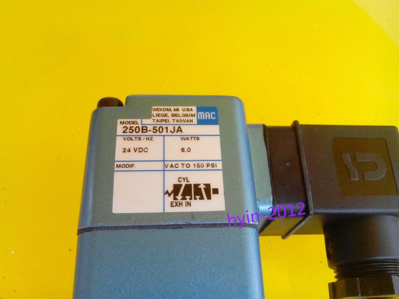 Van điện từ MAC 250B-501JA